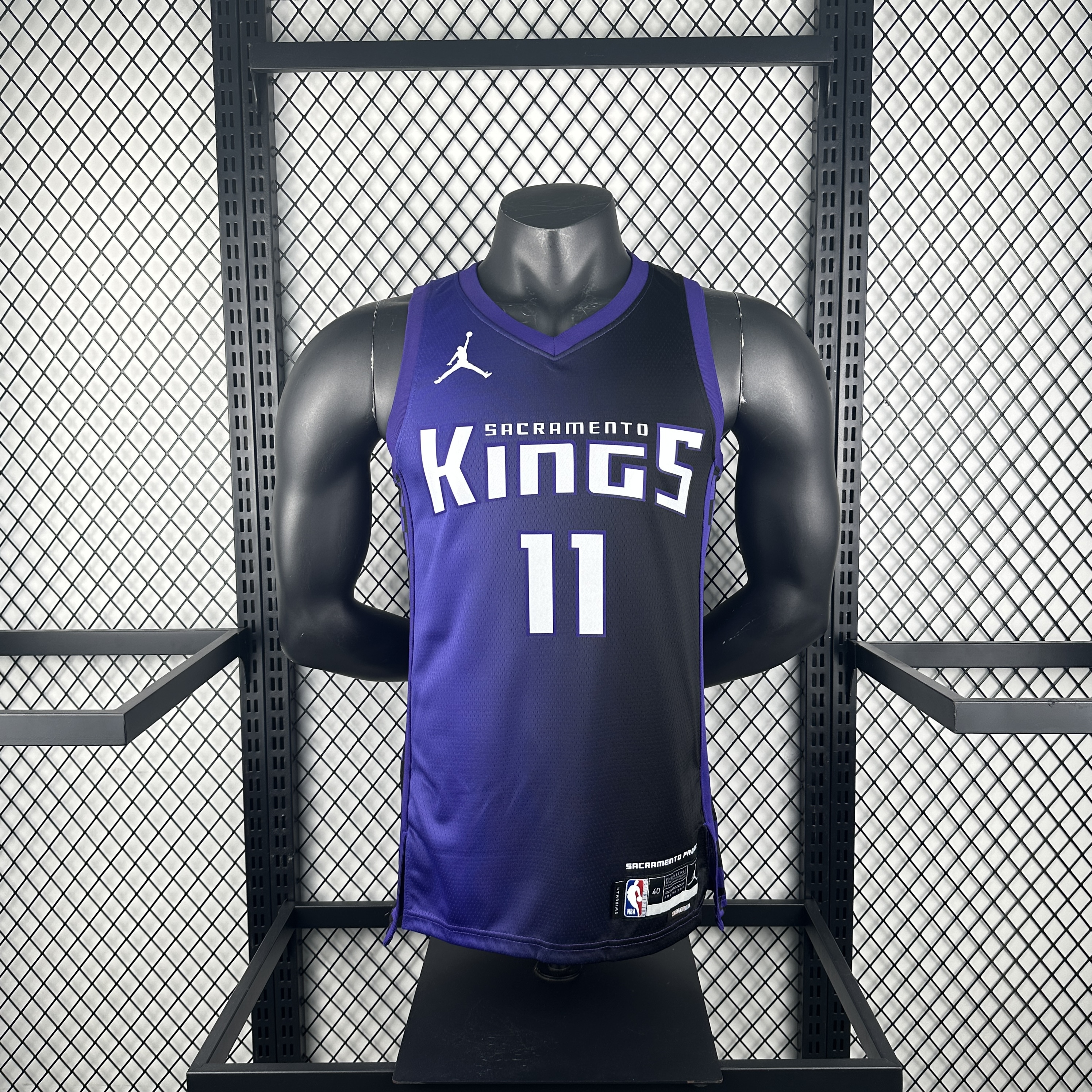 Men Sacramento Kings #11 Sabonis purple NBA 2023 24 Season Jerseys